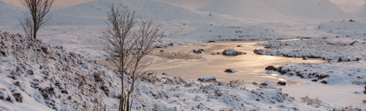 Across Lochan na Stainge