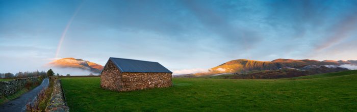 Castlerigg Barn at Sunset